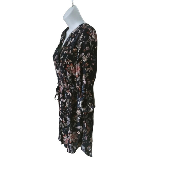 Hilary Radley Peasant Cottagecore Bohemian Blouse 3/4 Sleeves Floral S NWT - Picture 6 of 9